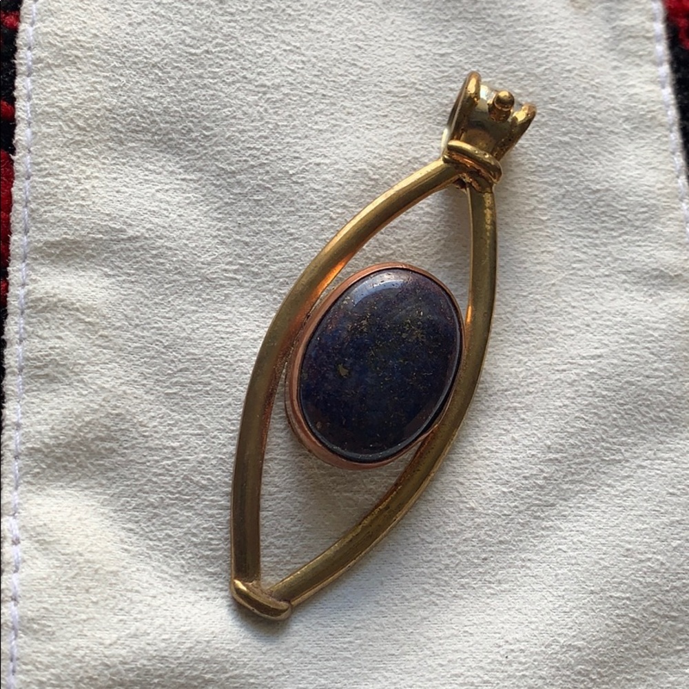 Large Lapiz pendent